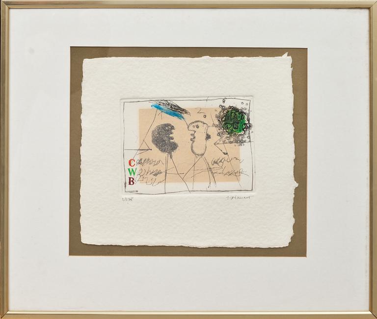 JAMES COIGNARD, färgestning signerad och numrerad 23/75.