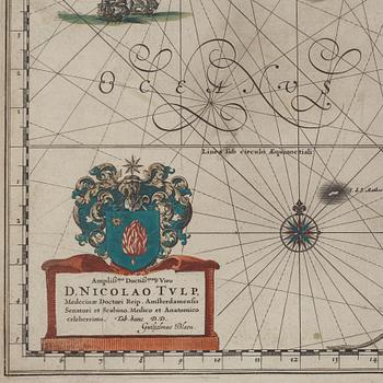 Johannes/Jean Blaeu, karta.