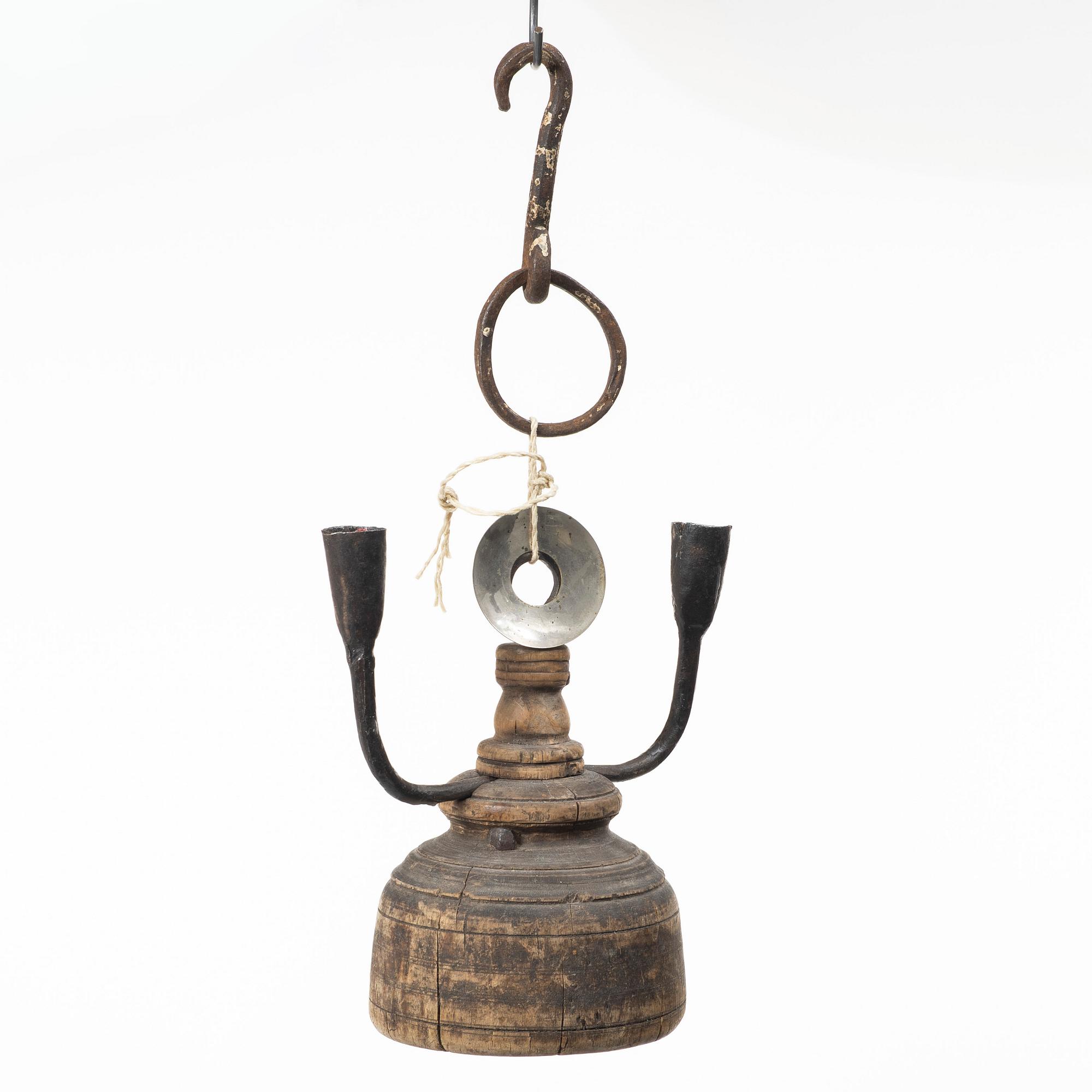 Candle holder, folk art, 17th/18th century.
