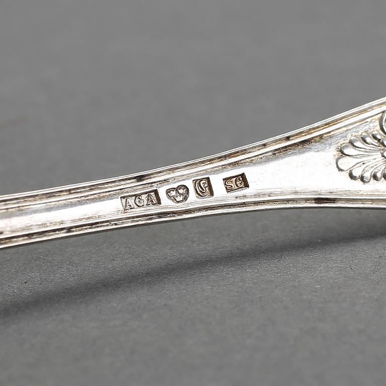 SKEDAR 23 st, silver, vikt ca 309 gram. Bl a Guldsmedsaktiebolaget GAB, Stockholm 1925.