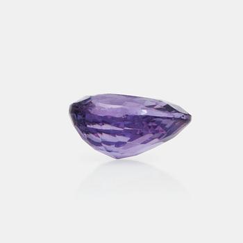 1172. A loose unheated purple sapphire, 4.15ct.