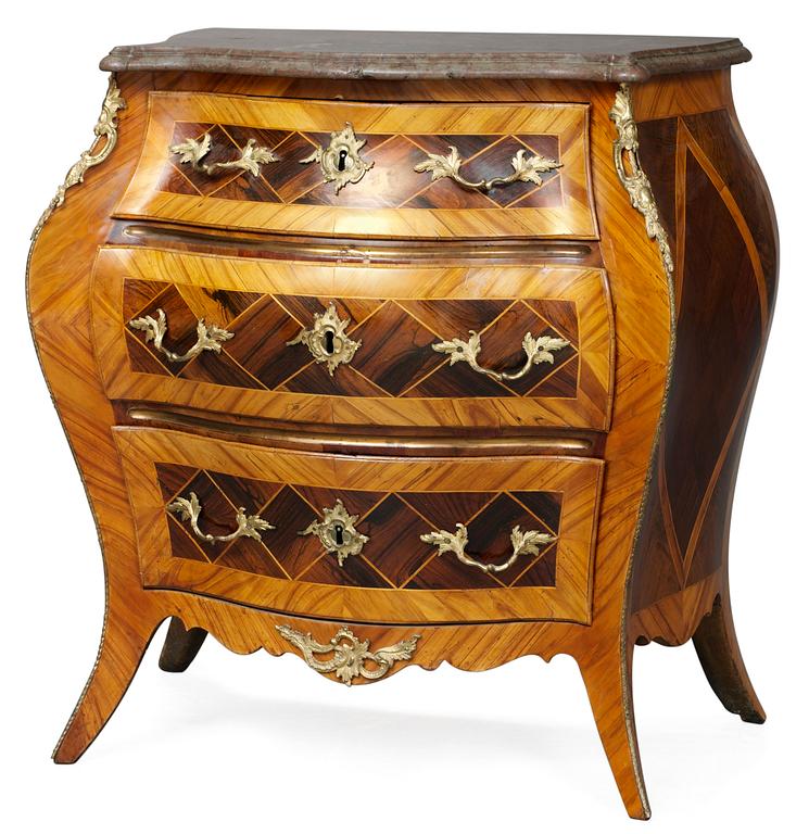 A Swedish Rococo commode by J. Neijber.