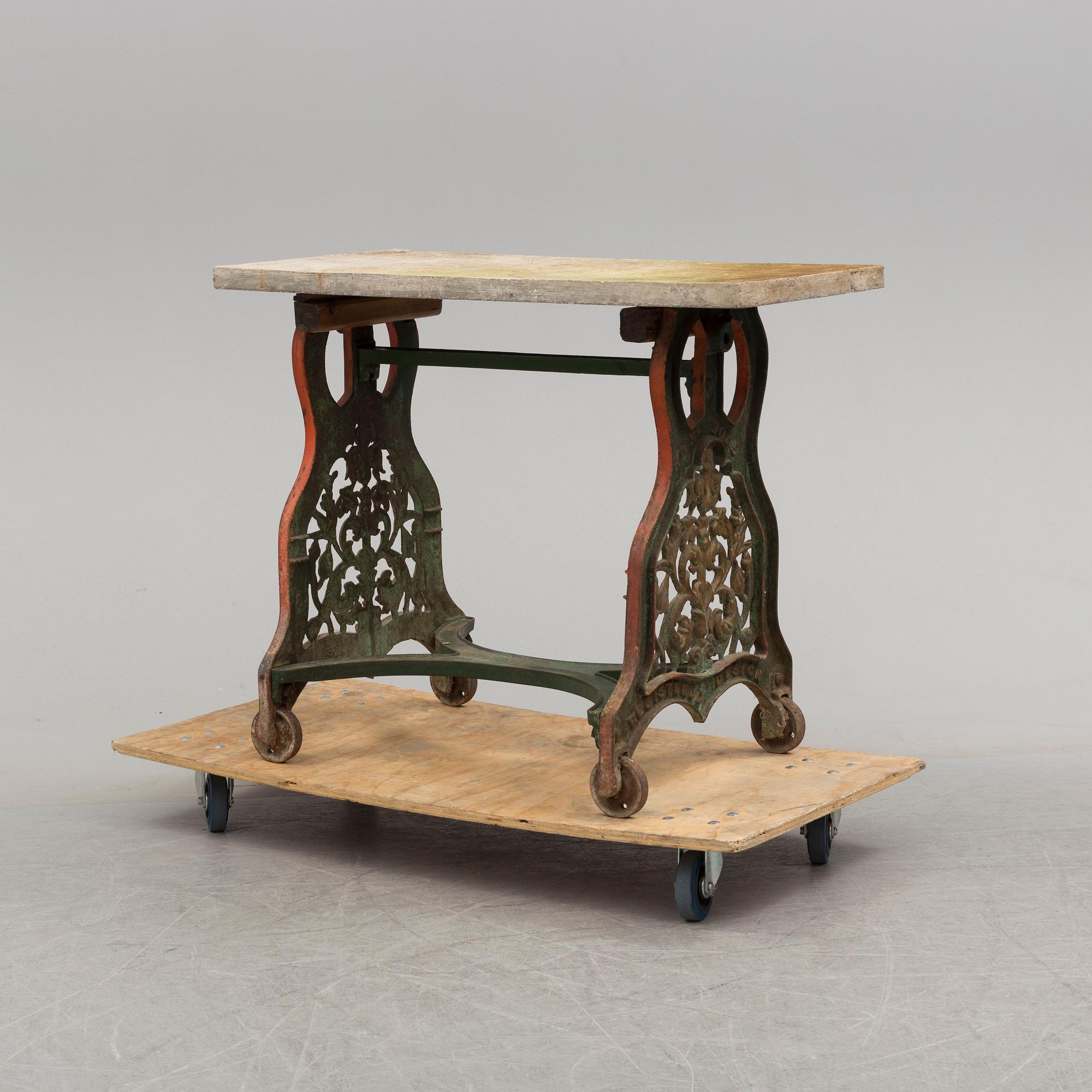 A first half of the 20th century garden table.