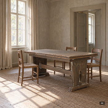 Dining table, second half of the 20th century.