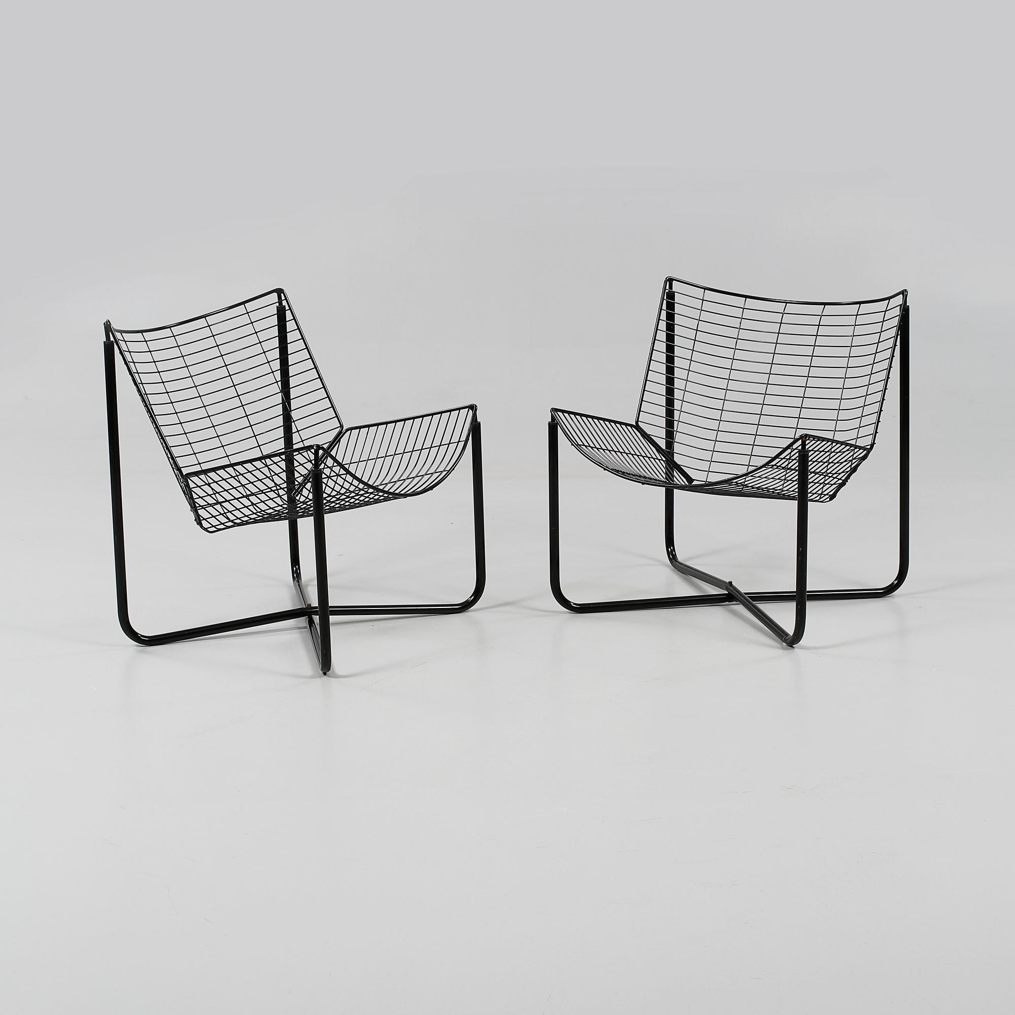FÅTÖLJER, ett par, "Järpen", Niels Gammelgaard, Ikea, formgiven 1983.