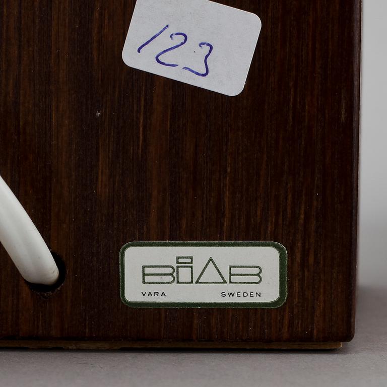 BORDSLAMPOR, 2 st, Biab, Sverige, 1960/70-tal.