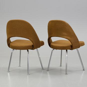 STOLAR, ett par, 'Side Chair', Eero Saarinen, Knoll, modellen formgiven 1957.