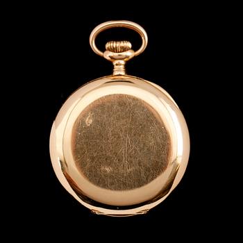 FICKUR, 18 k guld, omkring år 1900.