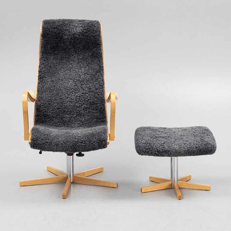 Bröderna Andersson, fåtölj med fotpall, ”Furiren”.