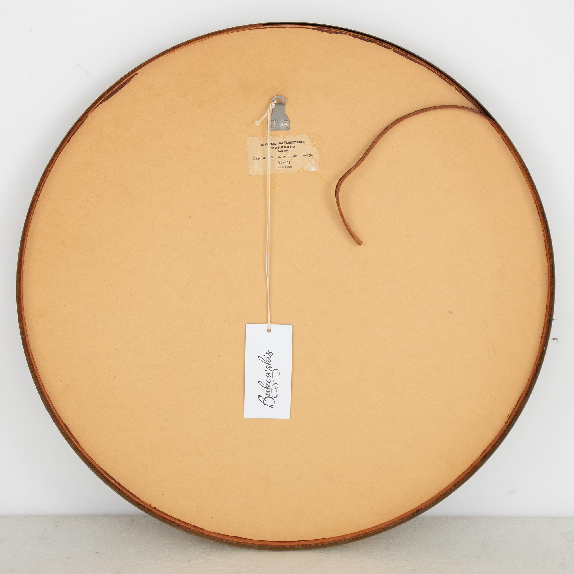 A model 134 mirror, Glasmäster, Markaryd, second half of the 20th century.