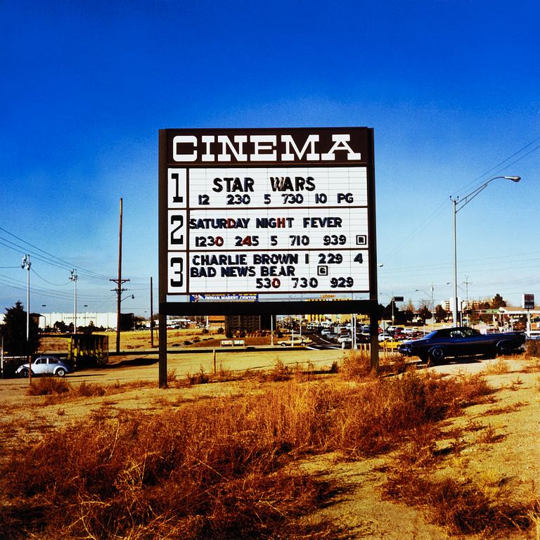 Robert Zuckerman, "Star Wars Marquee, Albuquerque, New Mexico", 1977.