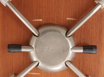 ARNE JACOBSEN, stolar, 6 st, "Sjuan", Fritz Hansen, Danmark 1950-tal.