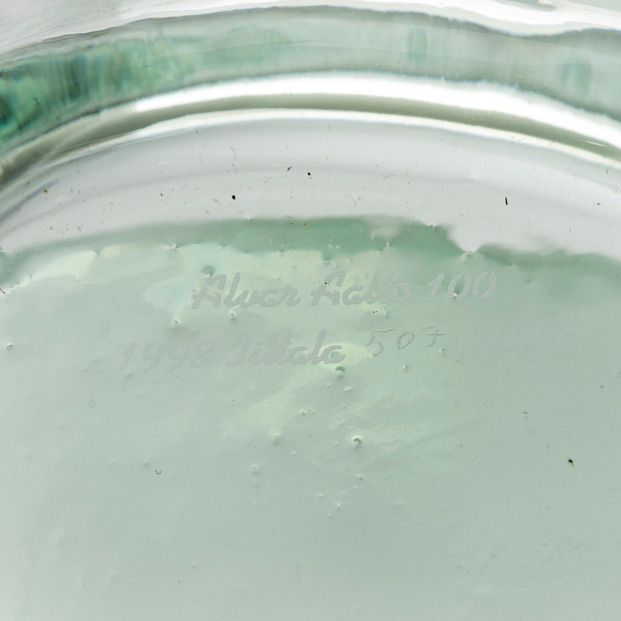 Alvar Aalto, vas, signerad Alvar Aalto 100 1998 Iittala 507/1998.