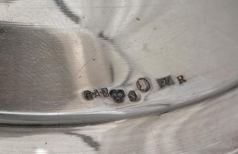 SKÅL PÅ FOT, silver, GAB, Stockholm 1919, vikt ca 350 gram.