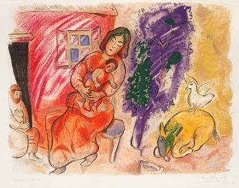 335. Marc Chagall (After), "Maternité".