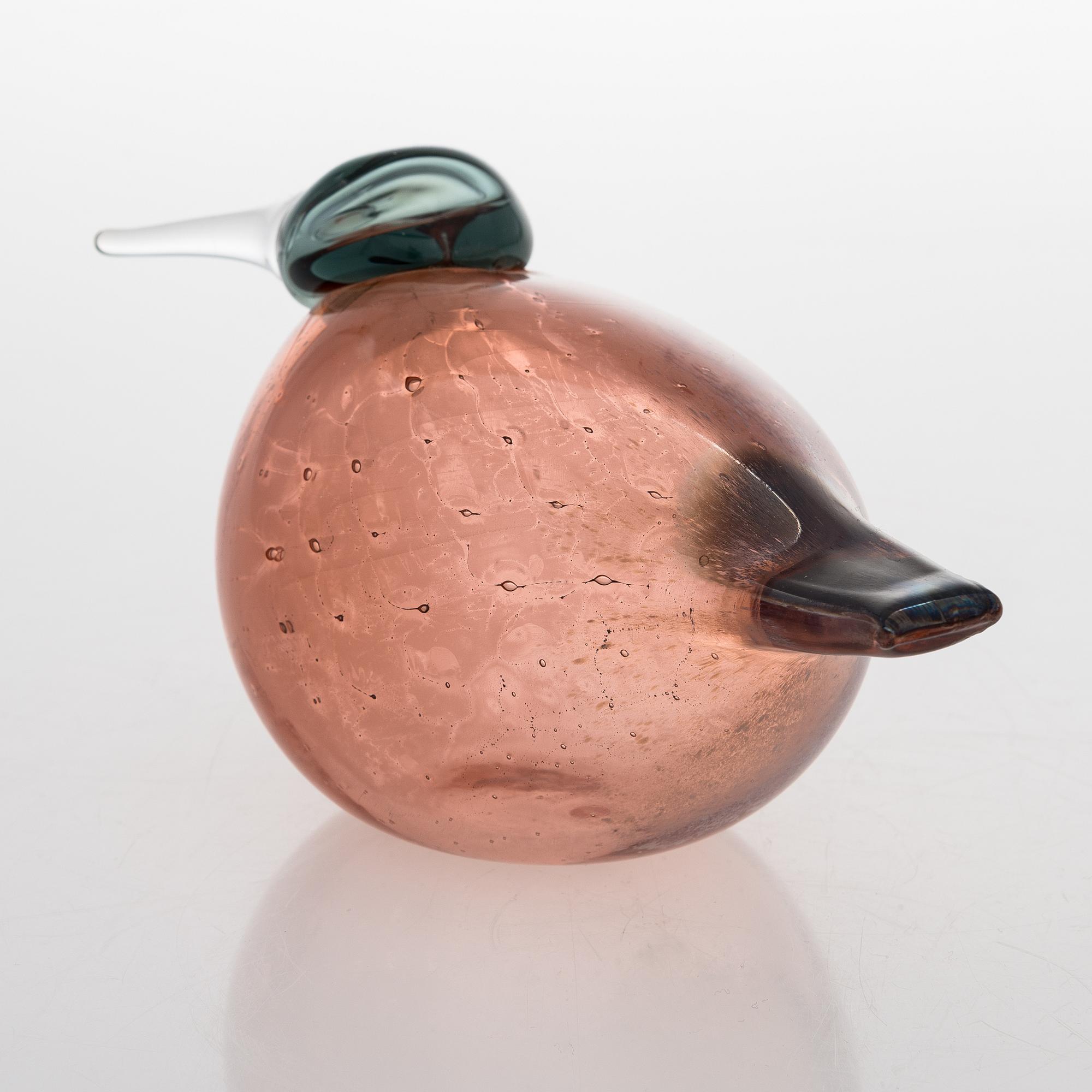 Oiva Toikka, Annual glass bird for the year 2002 signed O. Toikka Nuutajärvi.
