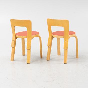 Alvar Aalto, barnmöbel, 5 delar, modell N65, Artek, Finland.