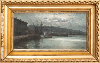 ADOLF SÄFVE, olja på duk, signerad.