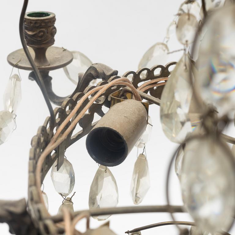 A Gustavian style chandelier, 20th Century.