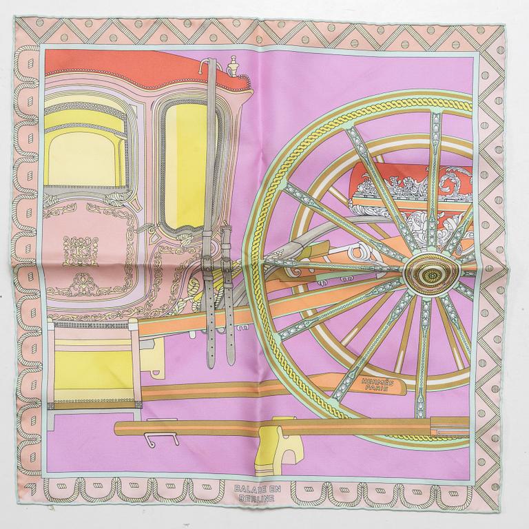 Hermès, scarf / handlerchief, "Balade en Berline".