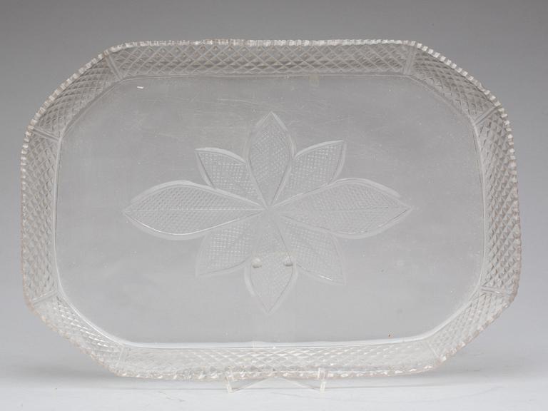 SERVERINGSFAT, glas, enligt uppgift  Finland, 1810.