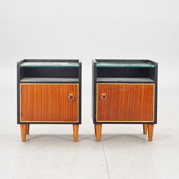 SÄNGBORD, ett par, 1900-talets mitt.