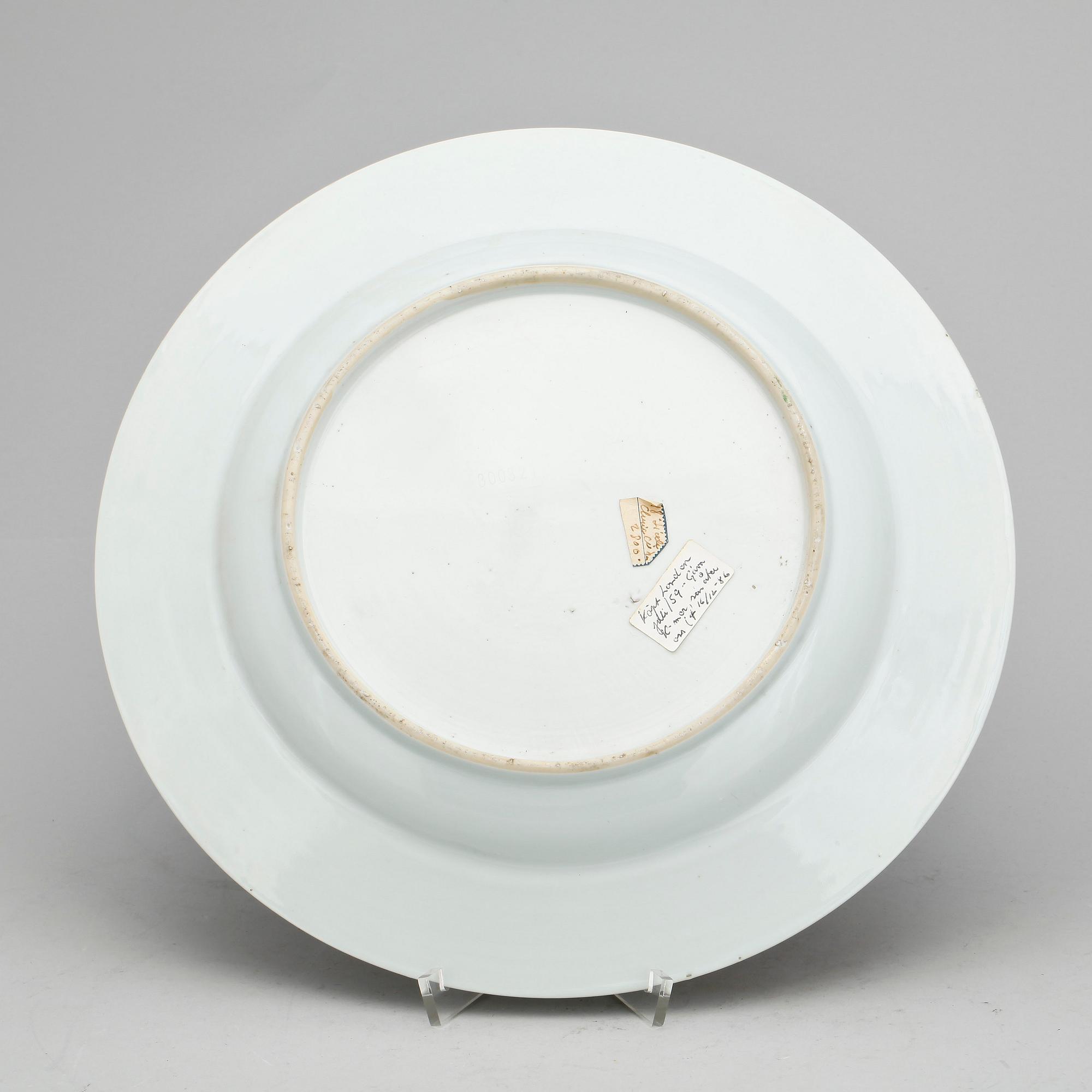 FAT, porslin, Kina, Qing dynastin, Qianlong 1736-1795.