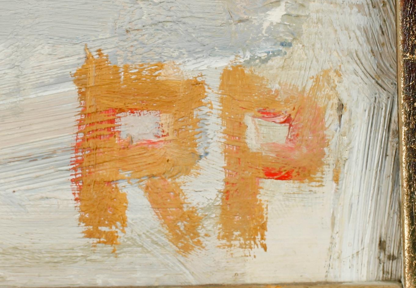 RAGNAR PERSON, olja på pannå, monogramsign, dat à tergo 1963.