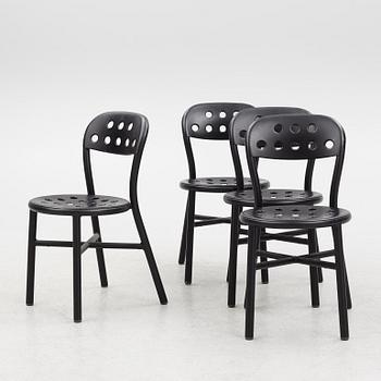 Jasper Morrison, four "Pipe" chairs, Magis.