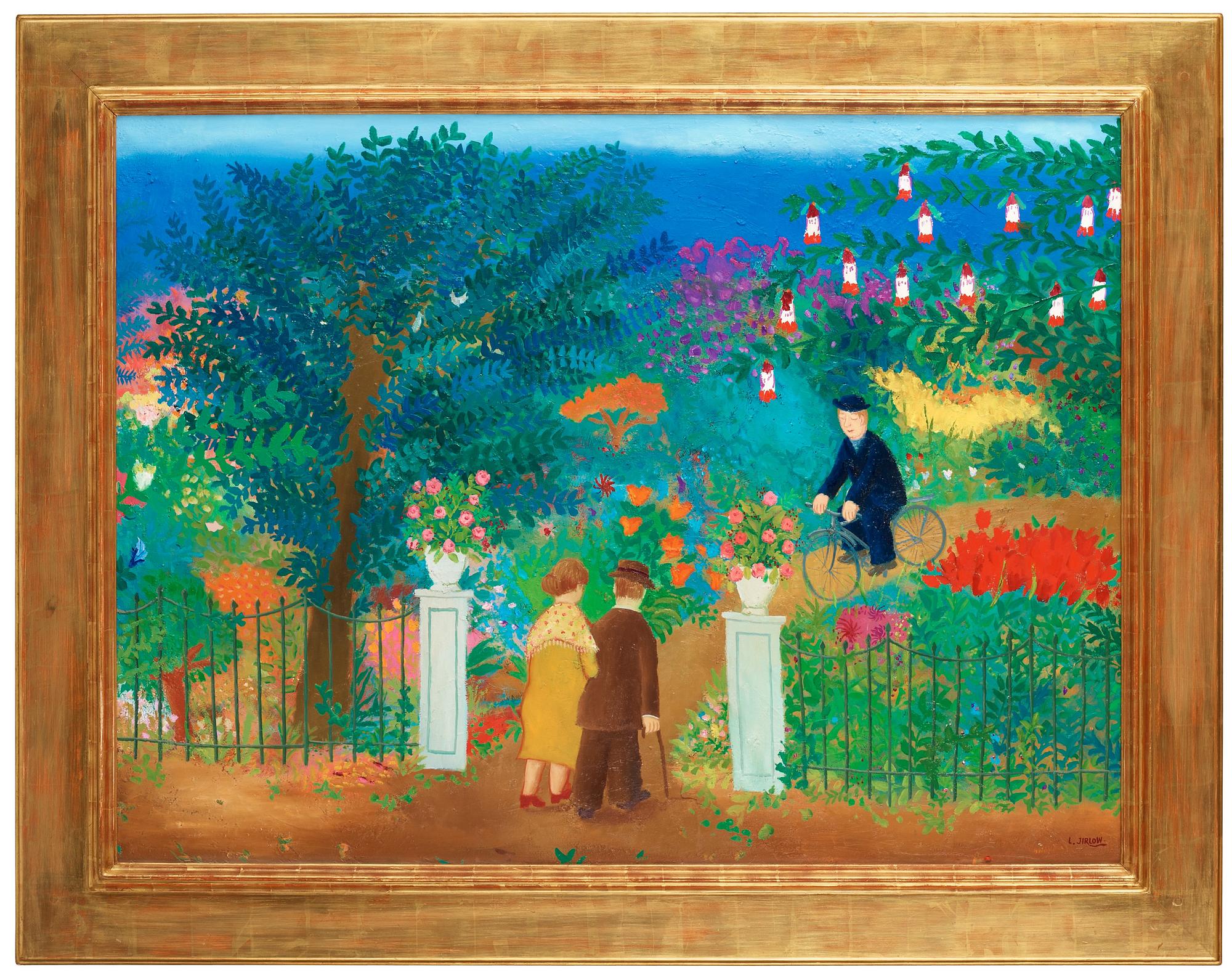 Lennart Jirlow, "I trädgården" (In the garden).