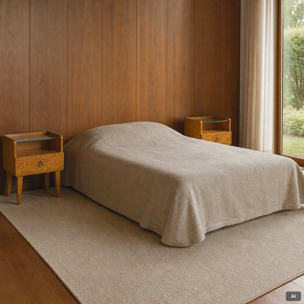 Bedside tables, a pair, Swedish Modern, 1940s.