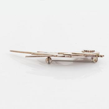 Wiwen Nilsson, sterling silver bird brooch, Lund 1973.