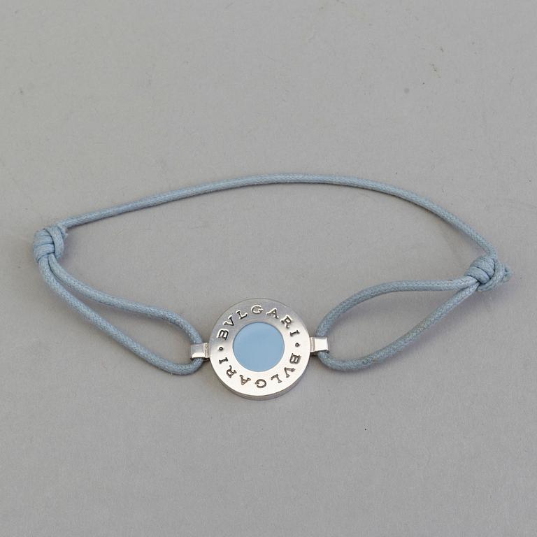 BVLGARI, a sterling silver bracelet.