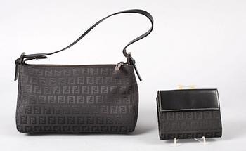 VÄSKA OCH PLÅNBOK, Fendi.