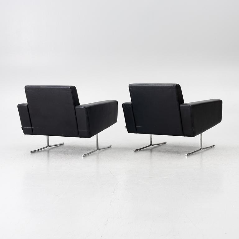 Armchairs, a pair, Danerka, Denmark.