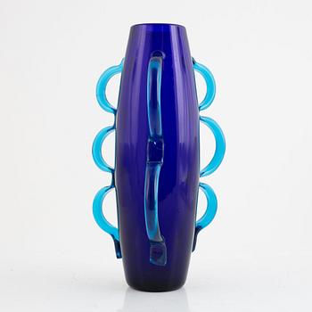 A glass vase, Murano, Italy 1990.