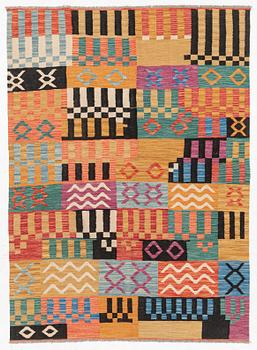 Kilim, modern, approx. 205 x 150 cm.
