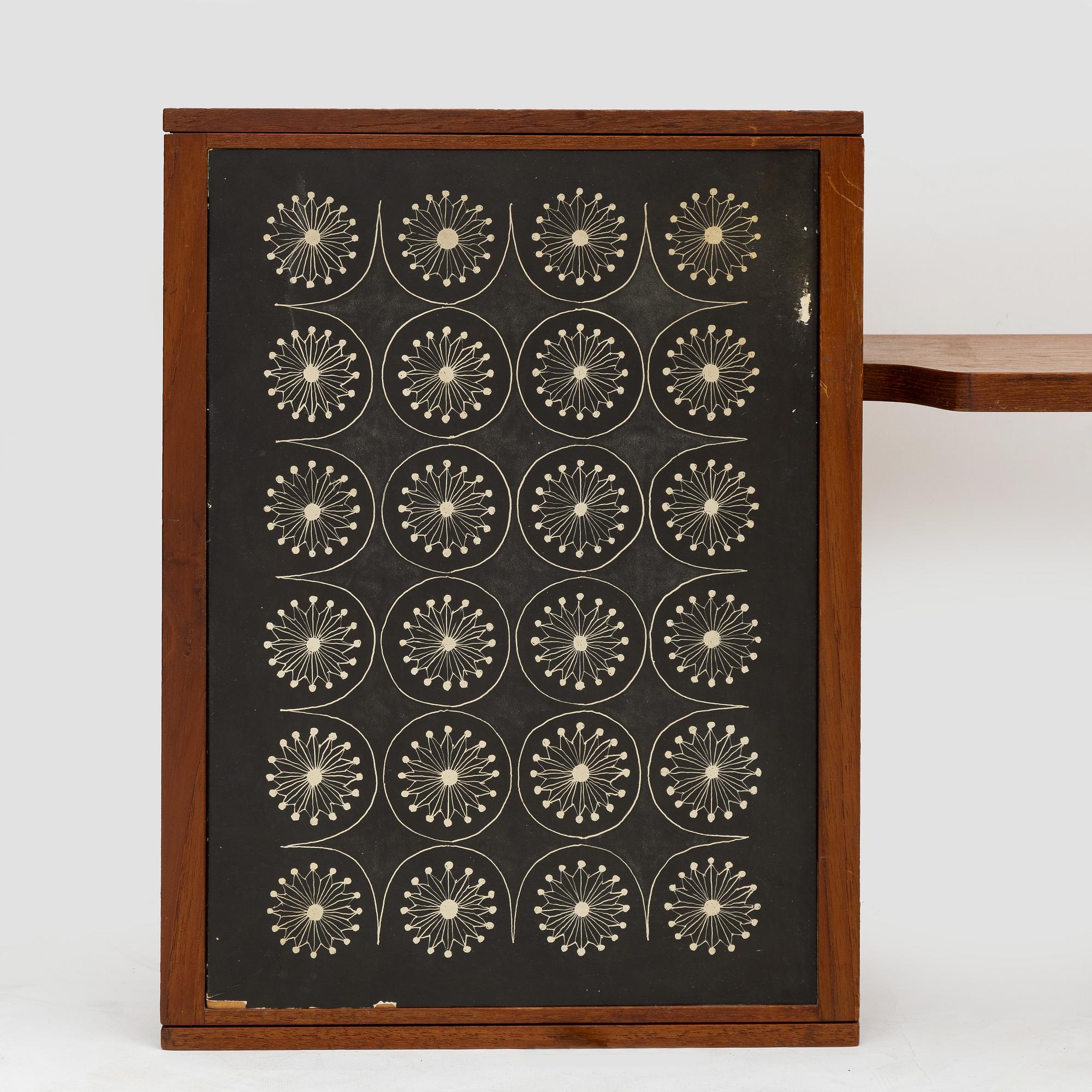 Hans-Agne Jakobsson, Hallway furniture with mirror, Åhus, second half of the 20th century.
