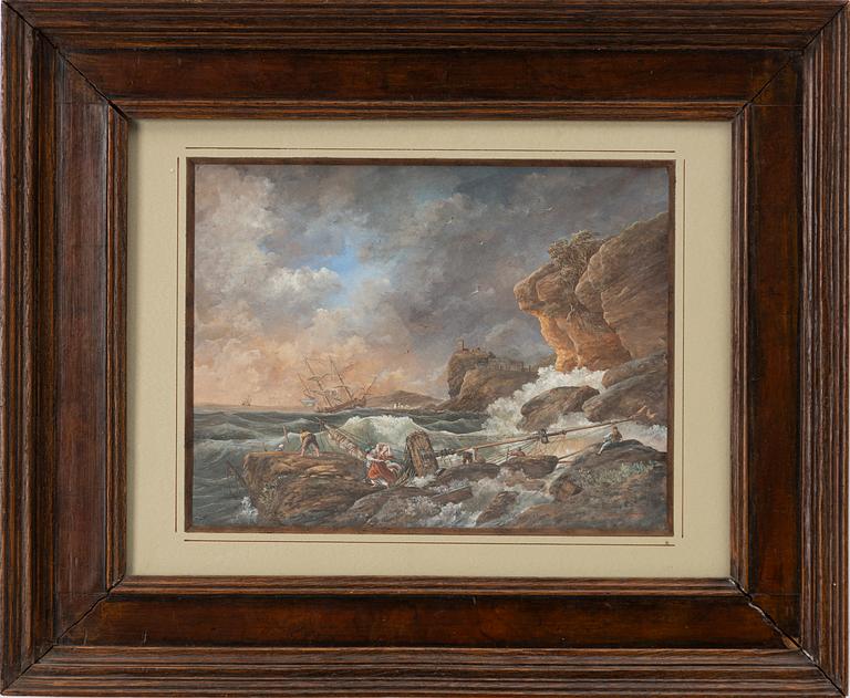 Claude Joseph Vernet, copy after, Shipwreck.