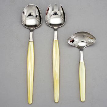 BESTICKUPPSÄTTNING, 91 delar, "Eckhoff", Tias Eckhoff, Lundtofte, Danmark, 1960-tal.