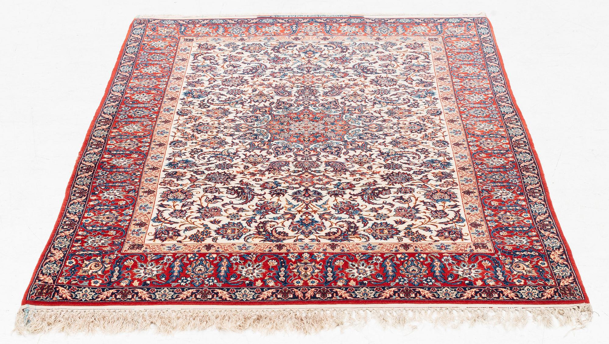 Matta, semiantik Isfahan (Haj Agha Reza) Seirafian, signerad, ca 170 x 105 cm.
