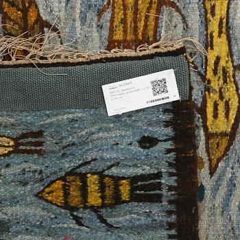 MATTA, dubbelväv, 1900-talets andra hälft, ca 151 x 214 cm.