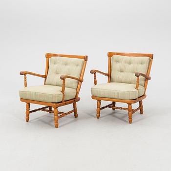 Armchairs, a pair by Göperts, mid-20th century.