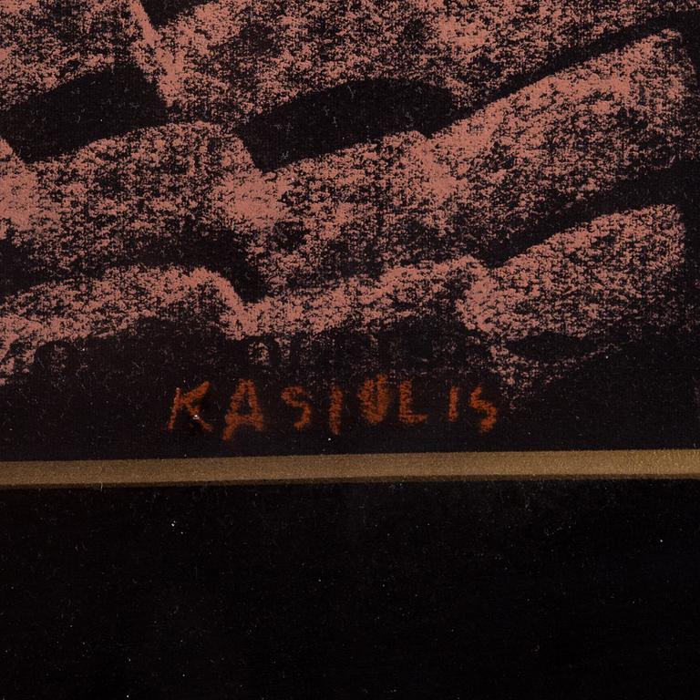 VYTAUTAS KASIULIS, pastell, signerad .