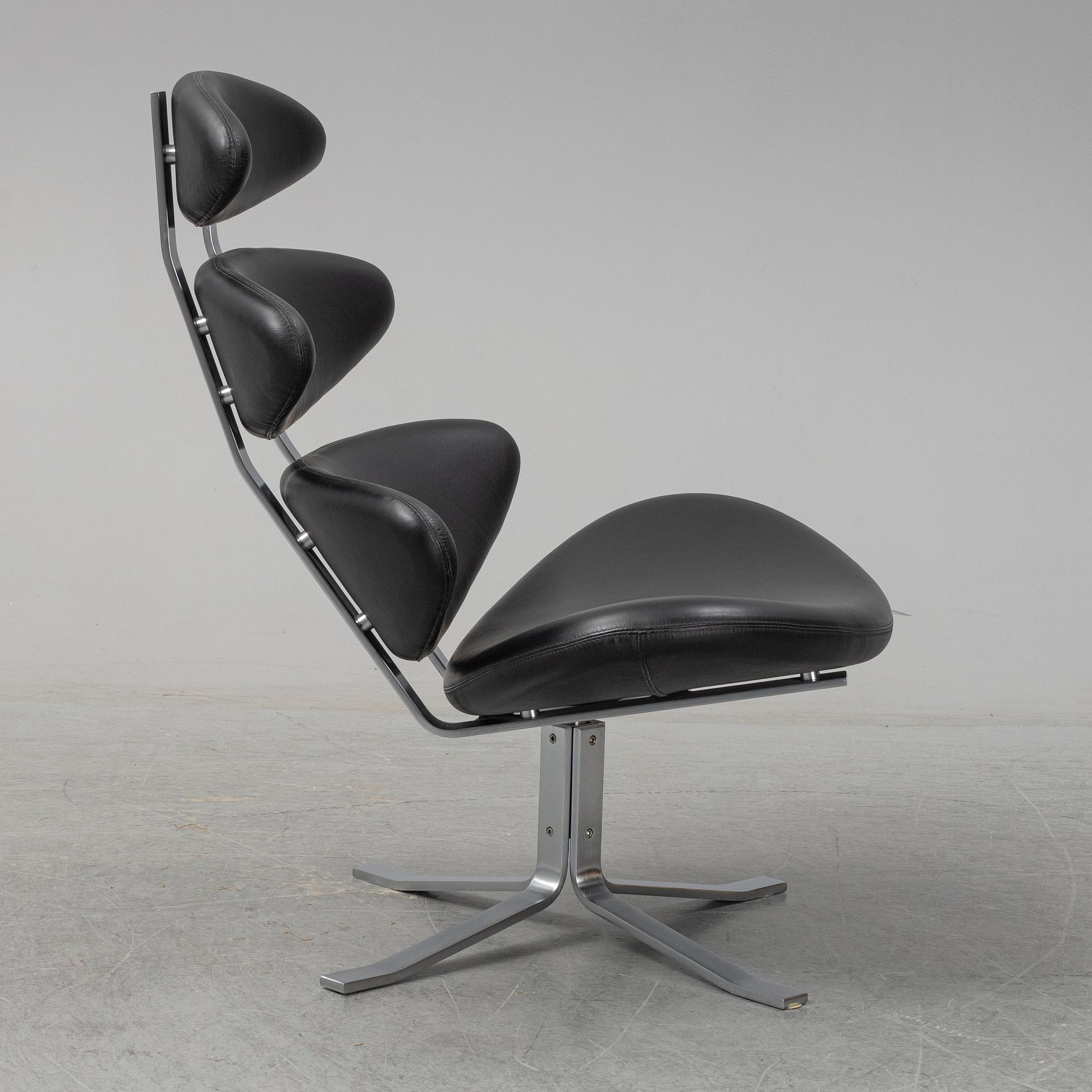 POUL VOLTHER, fåtölj, "Corona EJ 5", Erik Jørgensen, Danmark, 2000-tal.