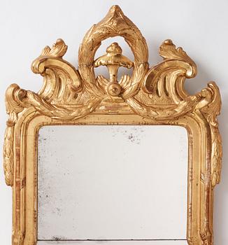 A Swedish Transition mirror by J. Åkerblad 1772.