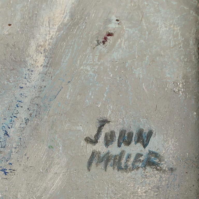 JOHN MILLER, olja på duk, signerad.