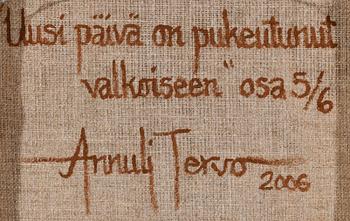 Annuli Viherjuuri, "UUSI PÄIVÄ ON PUKEUTUNUT VALKOISEEN".