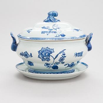 A 12-piece porcelain tableware, 'Nejlika', IKEA, from IKEA's 18th Century series from 1990's.