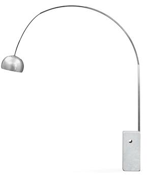 98. An Achille & Pier Castiglioni floor lamp "Arco", Flos, Nave, Italy.